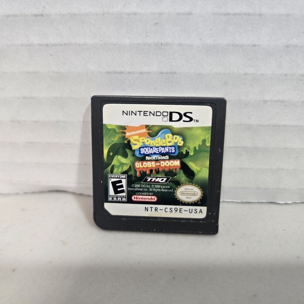 SpongeBob SquarePants Featuring Nicktoons: Globs of Doom (Nintendo DS, 2008)